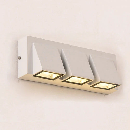 Home Decor 5W 15W LED Wall Light Indoor Outdoor Waterproof Aluminum Three-head Wall Lamp for Garden Porch Bedroom Stairs Lights