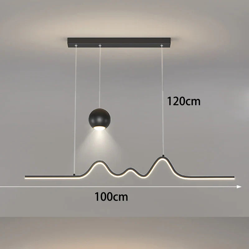 Modern home decor led lights pendant light lamps for living room Chandeliers for dining room hanging light indoor lighting